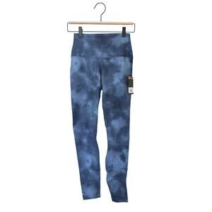 NWT NOBULL High-Rise Matte Tight Blue Tie Dye Size XS
